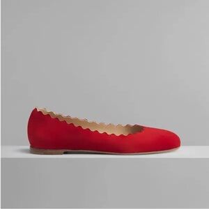 Chloé | Scalloped Ballet Flat